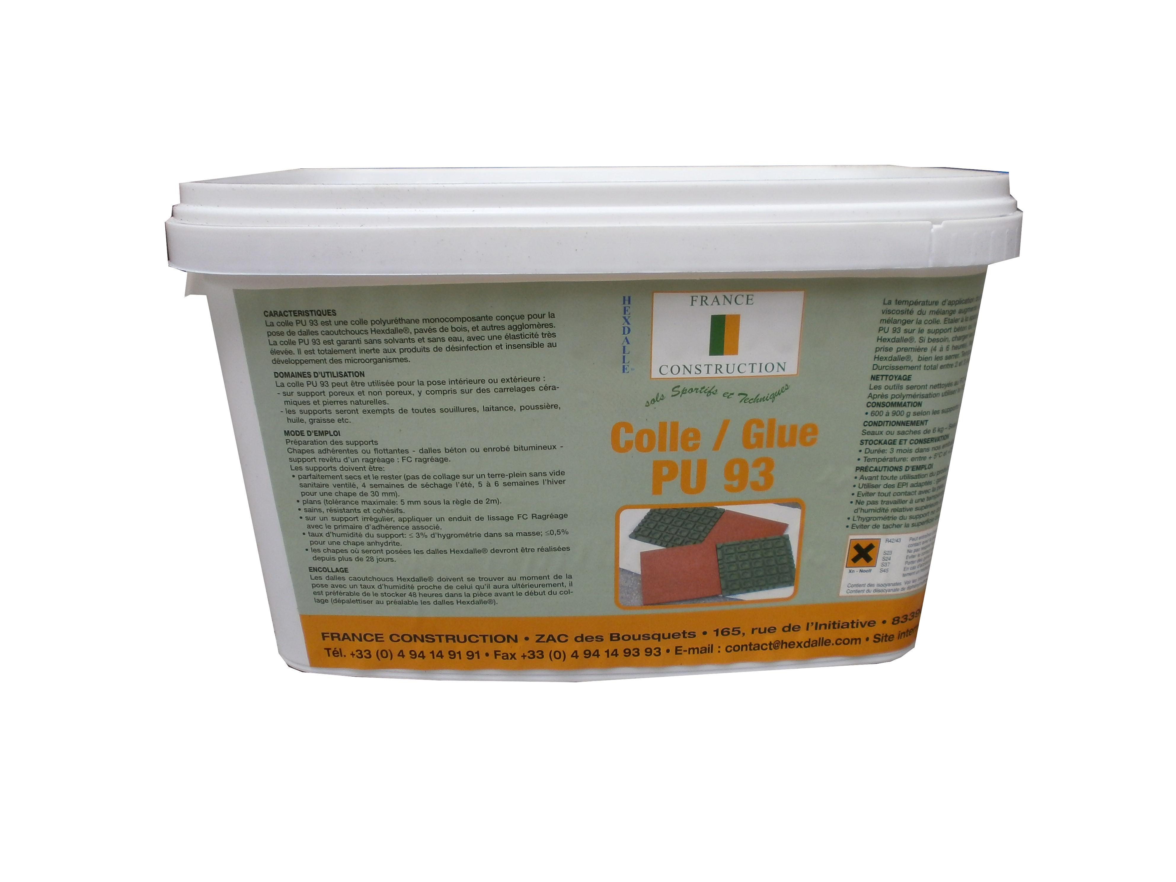 COLLE GEL POLYURETHANE - PU93/75037 - France Construction